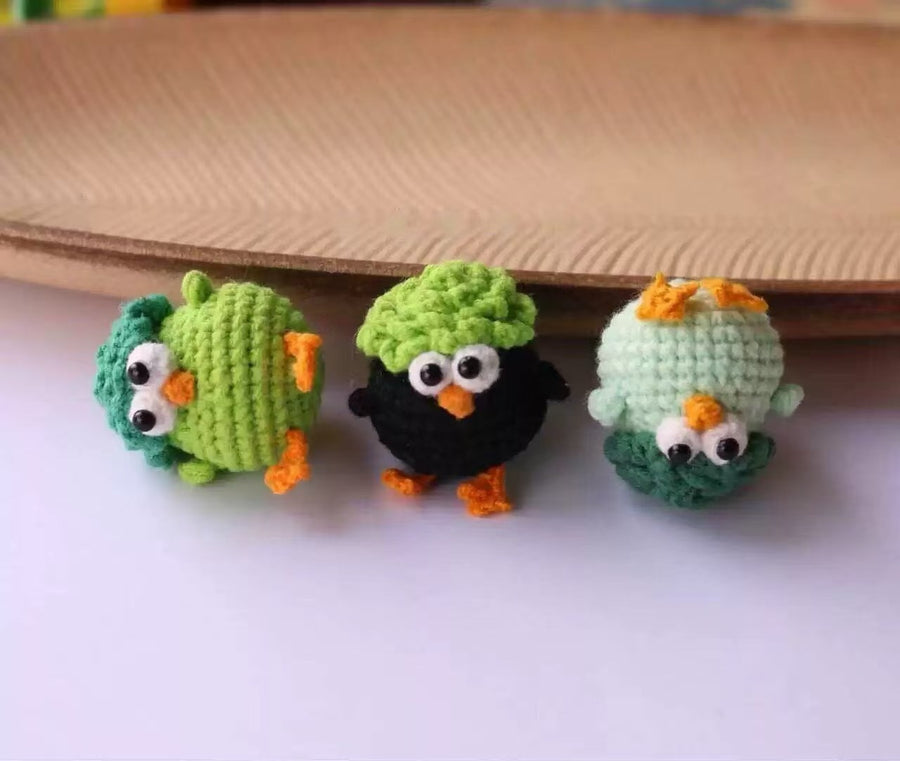 DIY Crochet Adorable Bird Trio Kit | Perfect for Craft Enthusiasts