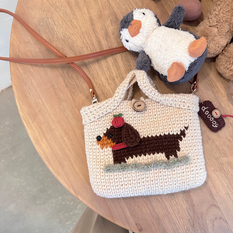 DIY Crochet Dachshund Bag Kit | Craft Your Own Unique Handbag