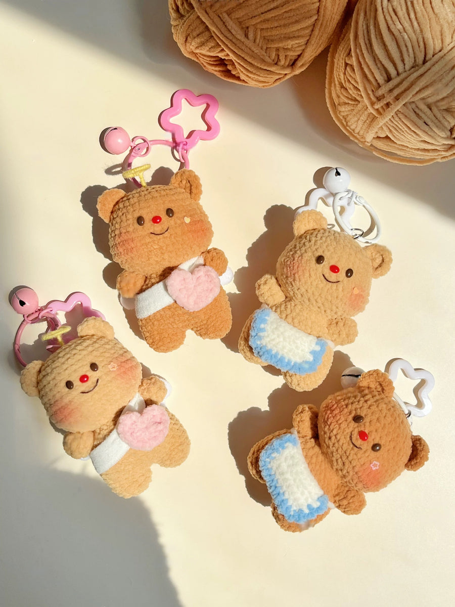 DIY Handmade Bear Keychain Kit