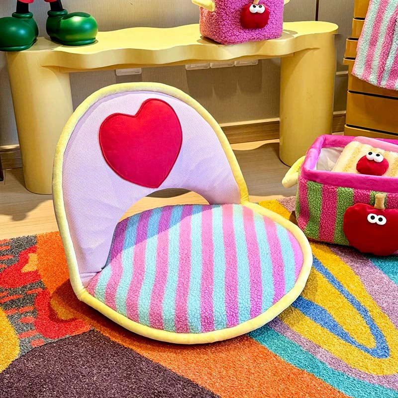 Cozy Heart-Shaped Adjustable Floor Chair | Perfect for Relaxation & Comfort