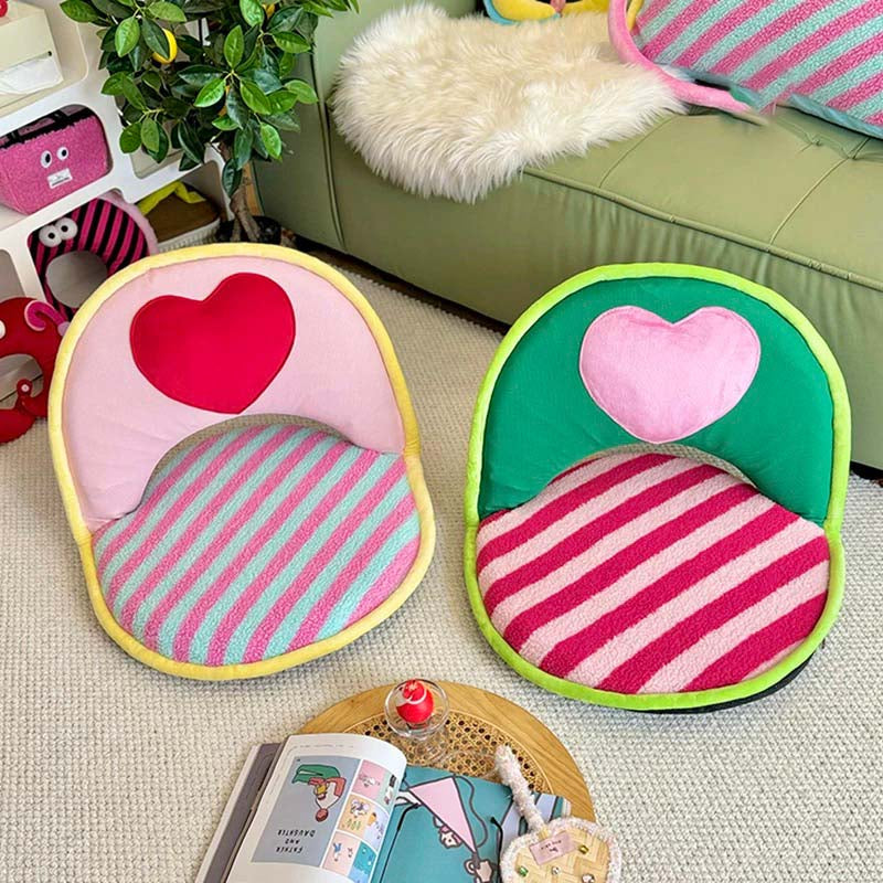 Cozy Heart-Shaped Adjustable Floor Chair | Perfect for Relaxation & Comfort