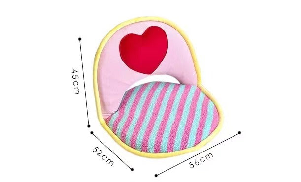 Cozy Heart-Shaped Adjustable Floor Chair | Perfect for Relaxation & Comfort