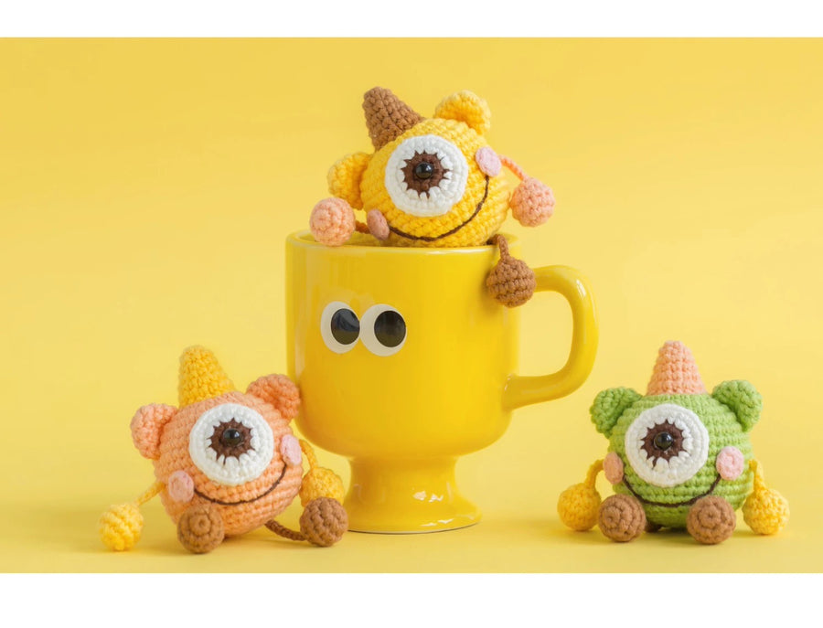 DIY Crochet Cyclops Monster Kit – Fun Handmade Crafts for Unique Toys!