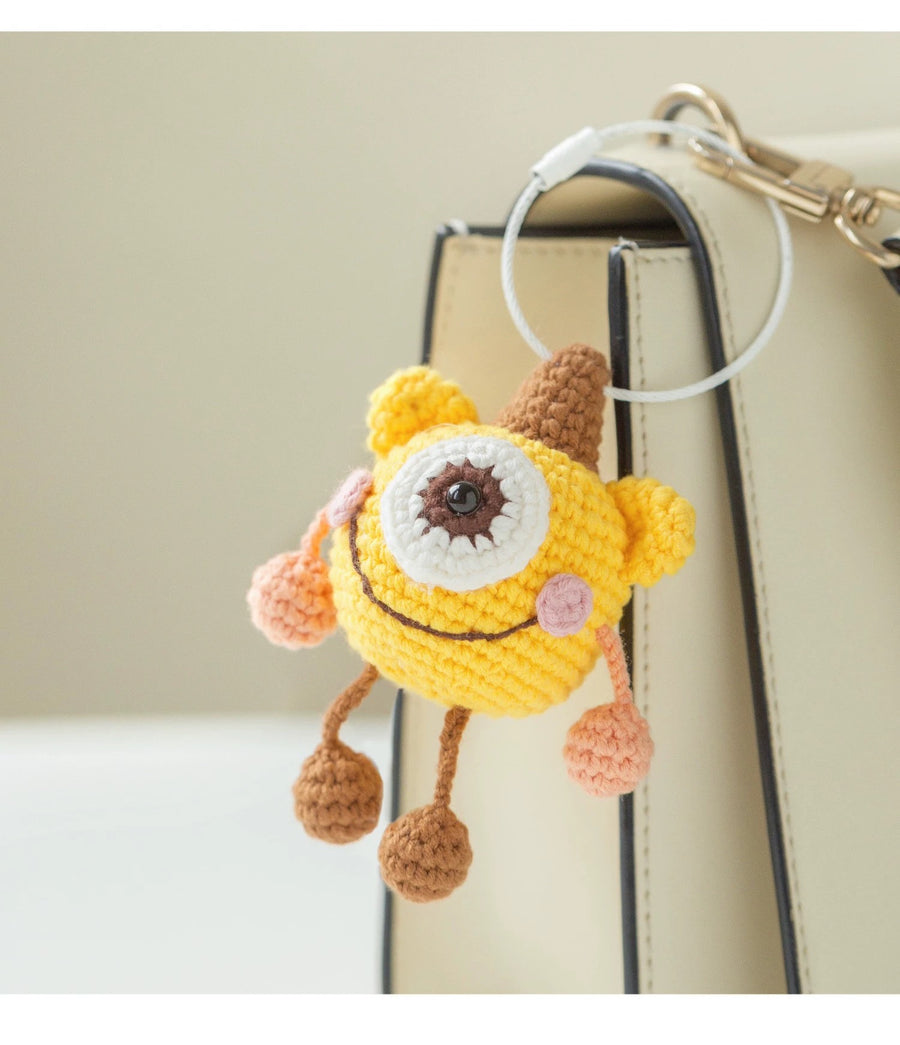 DIY Crochet Cyclops Monster Kit – Fun Handmade Crafts for Unique Toys!