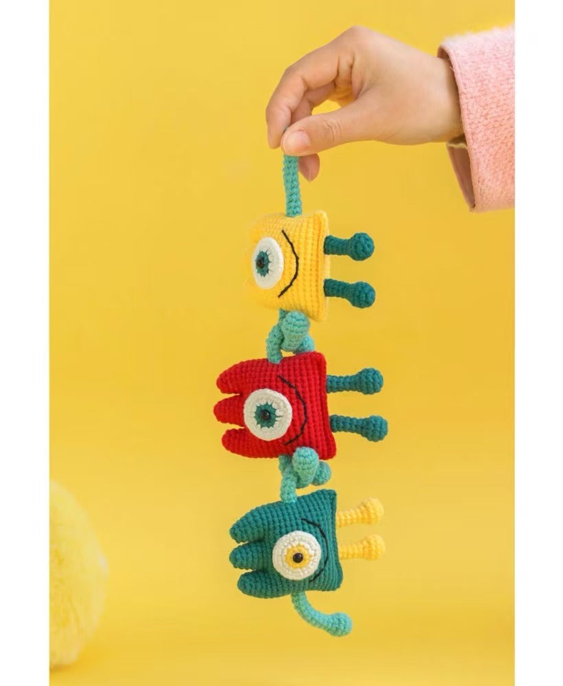 DIY Crochet Cyclops Monster Kit – Fun Handmade Crafts for Unique Toys!