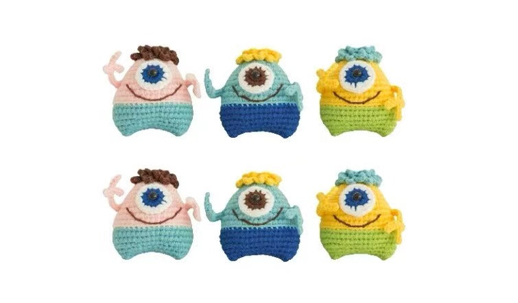 DIY Crochet Cyclops Monster Kit – Fun Handmade Crafts for Unique Toys!