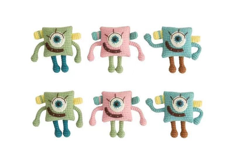 DIY Crochet Cyclops Monster Kit – Fun Handmade Crafts for Unique Toys!