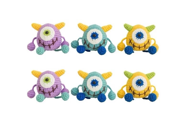 DIY Crochet Cyclops Monster Kit – Fun Handmade Crafts for Unique Toys!