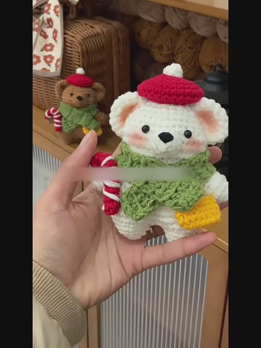 DIY Christmas Bear Craft Kit | Create Your Holiday Warmth